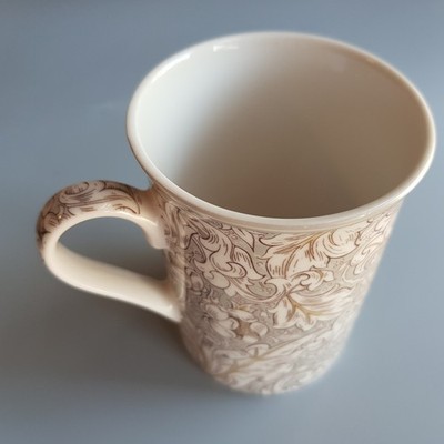 William Morris Batchelors Knopf Keramik Kaffee Tee Becher Antik Muster England