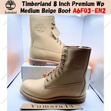 Timberland 8 Inch Premium Wp Medium Beige Boot A6FQ3-EN2 Men's Size