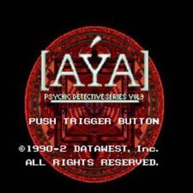 Mega CD PSychic DetectIVe 3 AYA Mega DrIVe MEGACD MEGA DRIVE GENESIS Japan 2g