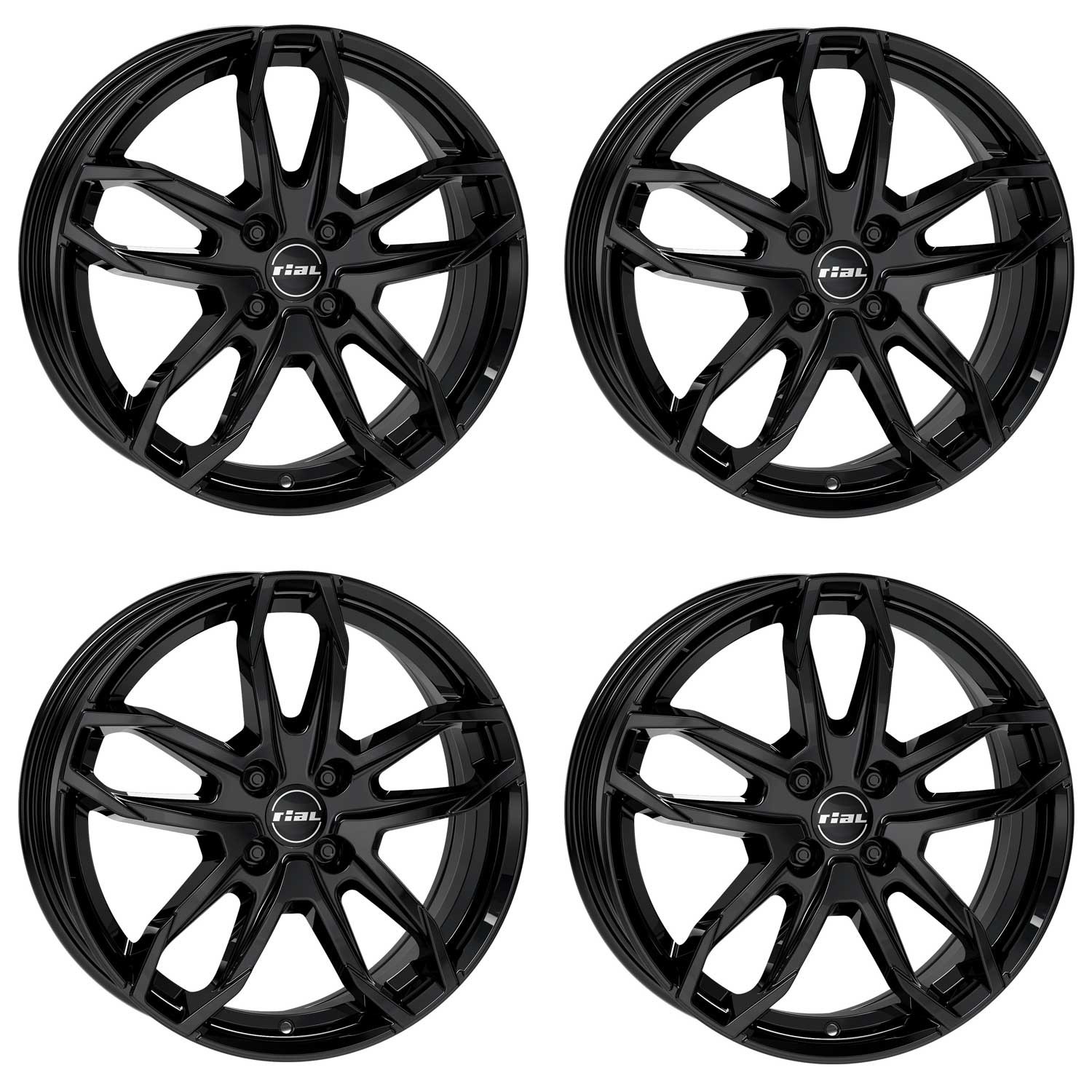4 Rial Lucca wheels 6.5Jx17 ET49 4x100 SW for TOYOTA Yaris