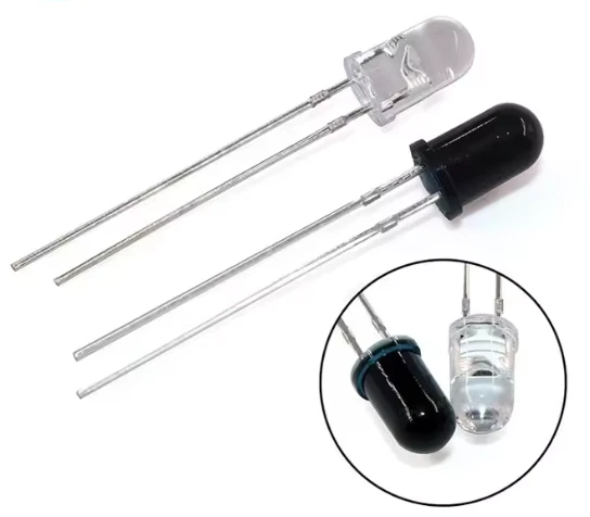 5 Paar IR LED 5mm 940nm Infrarot Emittierende Diode Sender + Empfänger - Bild 2 von 2