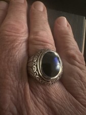 Men  s Size 13 Black Onyx Ring
