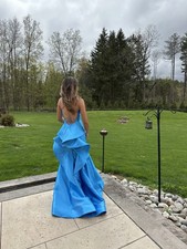Sherri Hill Prom Dress Size 4 No. 54878 Blue