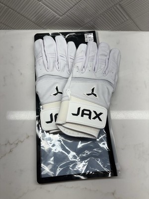 Jax Batting Gloves | Platinum White | Pro Cuff Sz L