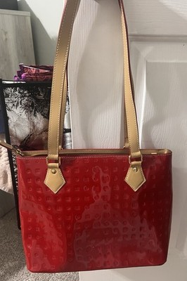 Excellent condition Arcadia Red Patent Leather Shoulder Bag