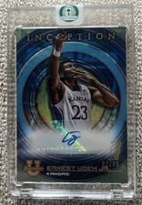Ernest Uden Jr 2023 Bowman U Inception Initiation Blue #BIA-EU /99 Kansas Auto