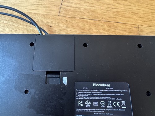 Bloomberg STB100 Wired USB Keyboard - Afbeelding 7 van 14