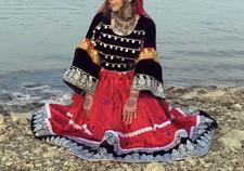 Bridal afghani dress