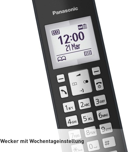 Telefon bezprzewodowy Panasonic KX-TGK220GM z telefonem NOWY - Zdjęcie 6 z 8
