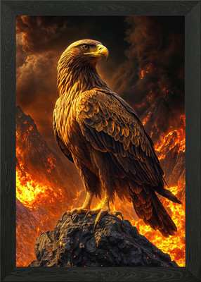 Steinadler Poster Gerahmt Wandbild Poster Leinwanddruck Bild