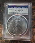 2020-(W) American Silver Eagle PCGS MS70 First Strike West Point Mint 1oz .999