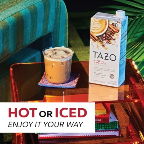TAZO Espresso Chai Latte, Black Tea Concentrate, Easy to 32 oz (Pack of 1)  - Picture 6 of 7