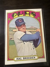 1972 Topps (High Number) #684 Hal Breeden (ROOKIE) Baseball Card (Chicago Cubs)2. rookie card picture