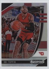 2020-21 Panini Prizm Draft Picks Silver Prizm Obi Toppin #47 11th