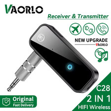 USB Wireless Bluetooth 5.0 Transmitter Receiver 2in1 Audio Adapter 3.5mm Aux Car