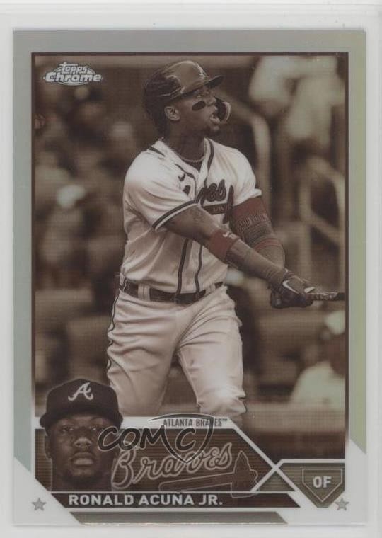 2023 Topps Chrome Sepia Refractor Ronald Acuna Jr Ronald Acuña Jr #39 13a8