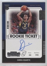 2021-22 Panini Contenders Rookie Ticket Variation Chris Duarte #113 Auto 1d0h