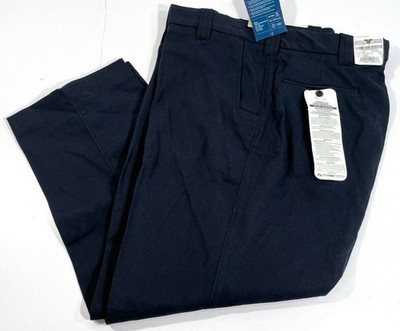 NEW MENS 34x35 FLYING CROSS FR 4 POCKET STATION PANTS 87200 LA NAVY 34x35