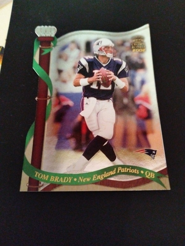 2002 Pacific Crown Royale TOM BRADY DIE CUT  NE PATRIOTS #80 Lot Of Cards 