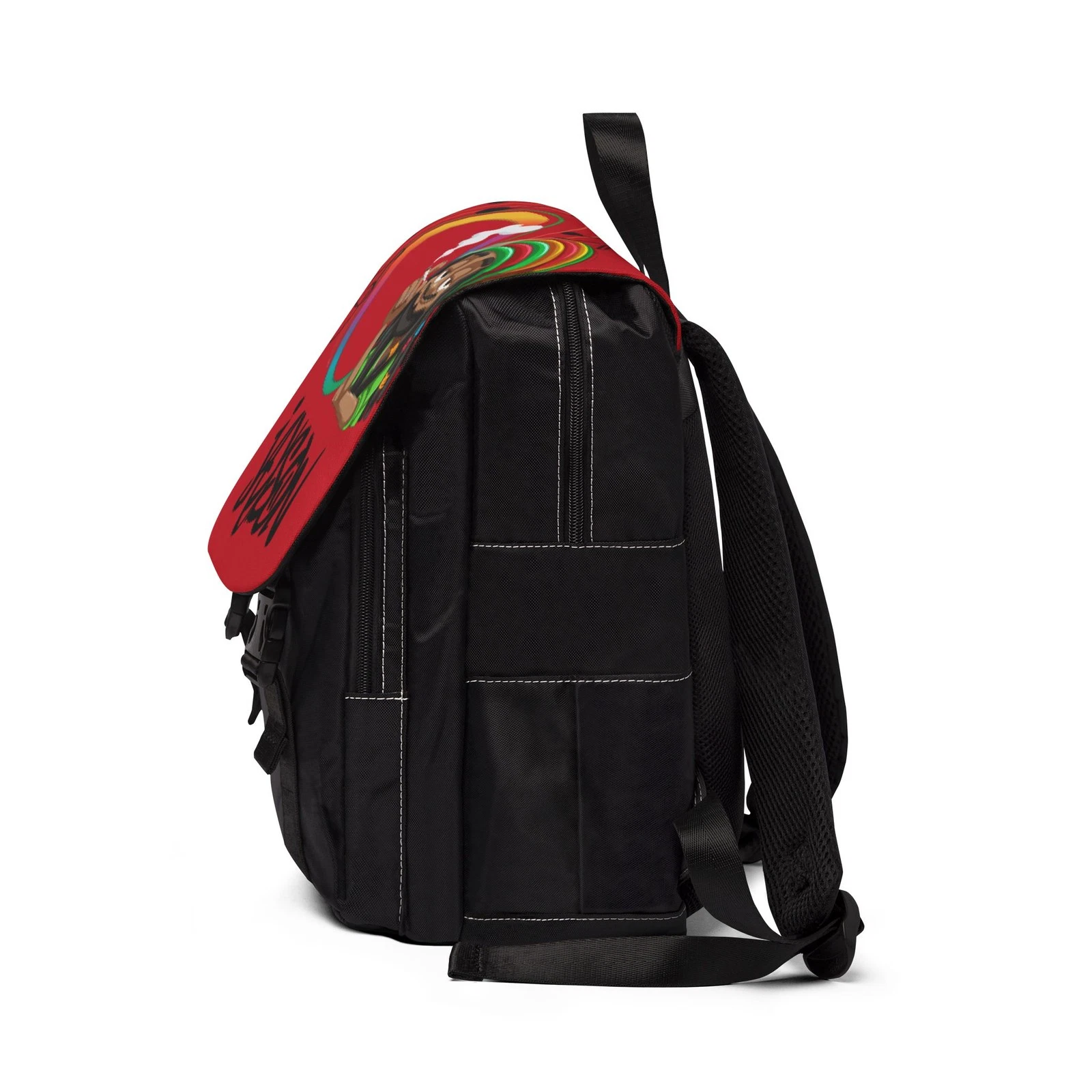 Personalized Rastafarian Smiling Rasta Character Backpack