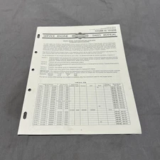 BRIGGS & STRATTON SERVICE ENGINE SALES MANUAL 131200 TO 131299