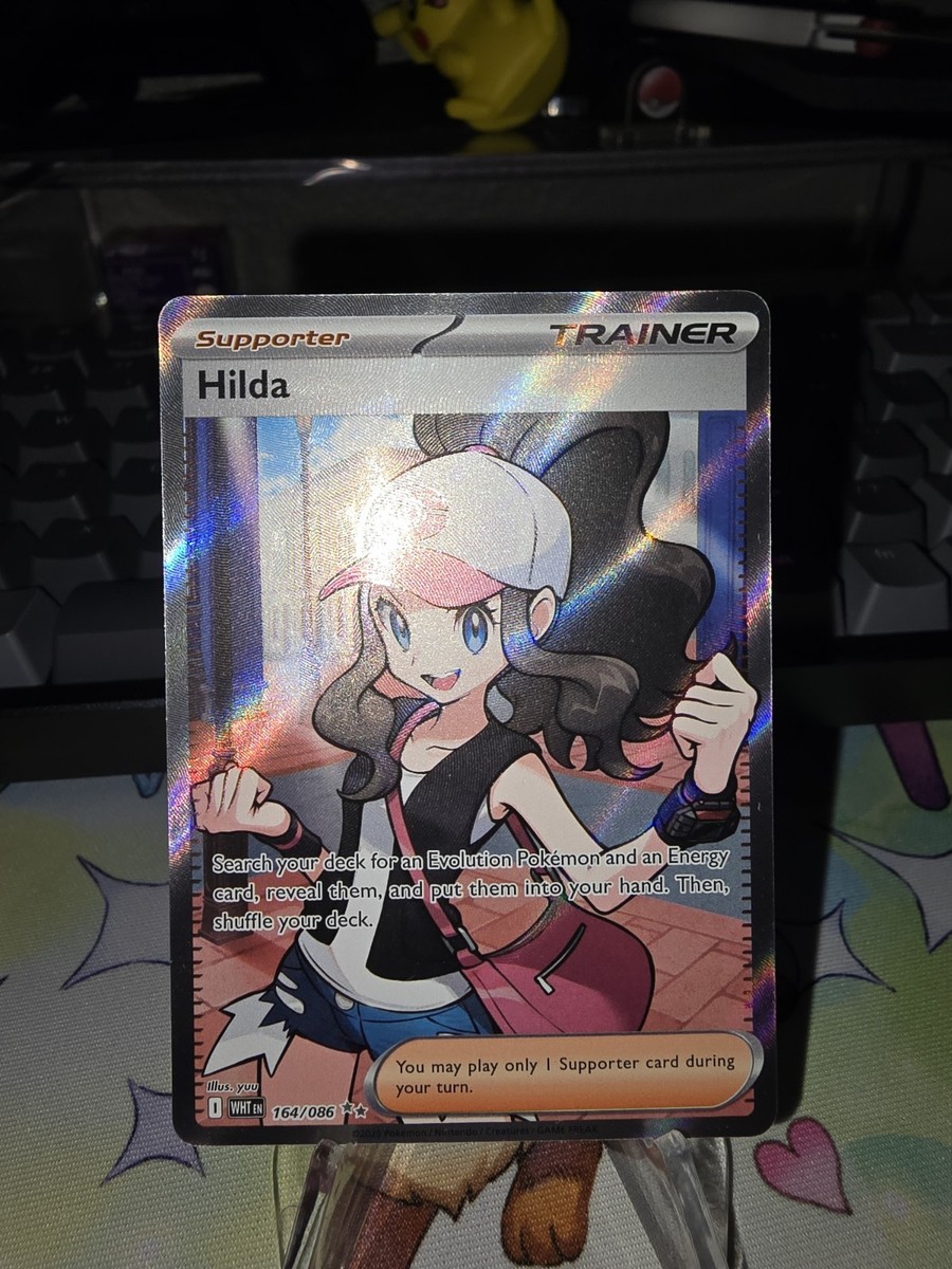 Hilda 164/086 Sv: White Flare Holo Trainer Pokemon TCG Ultra Rare