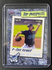 2023 Wilmington Blue Rocks Top Prospects Jake Bennett Lime Green #48/50!!!