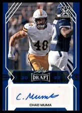 2022 Leaf Draft Blue Autographs Chad Muma Auto #BA-CM1