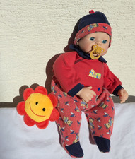 Zapf Puppe Little Chou Chou 42 cm Babypuppe 2011 mit Zubehör SET 01 in rosa/rot