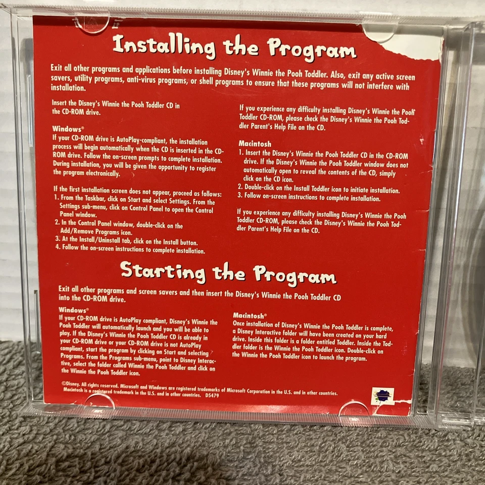 Disney Winnie the Pooh Todler (PC, Mac 1999) - Image 3 of 4