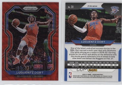 2020-21 Panini Prizm Ruby Wave Prizm Luguentz Dort #31
