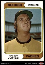 1974 Topps #173 Randy Jones Padres RC VARIATION ASR 4 - VG/EX