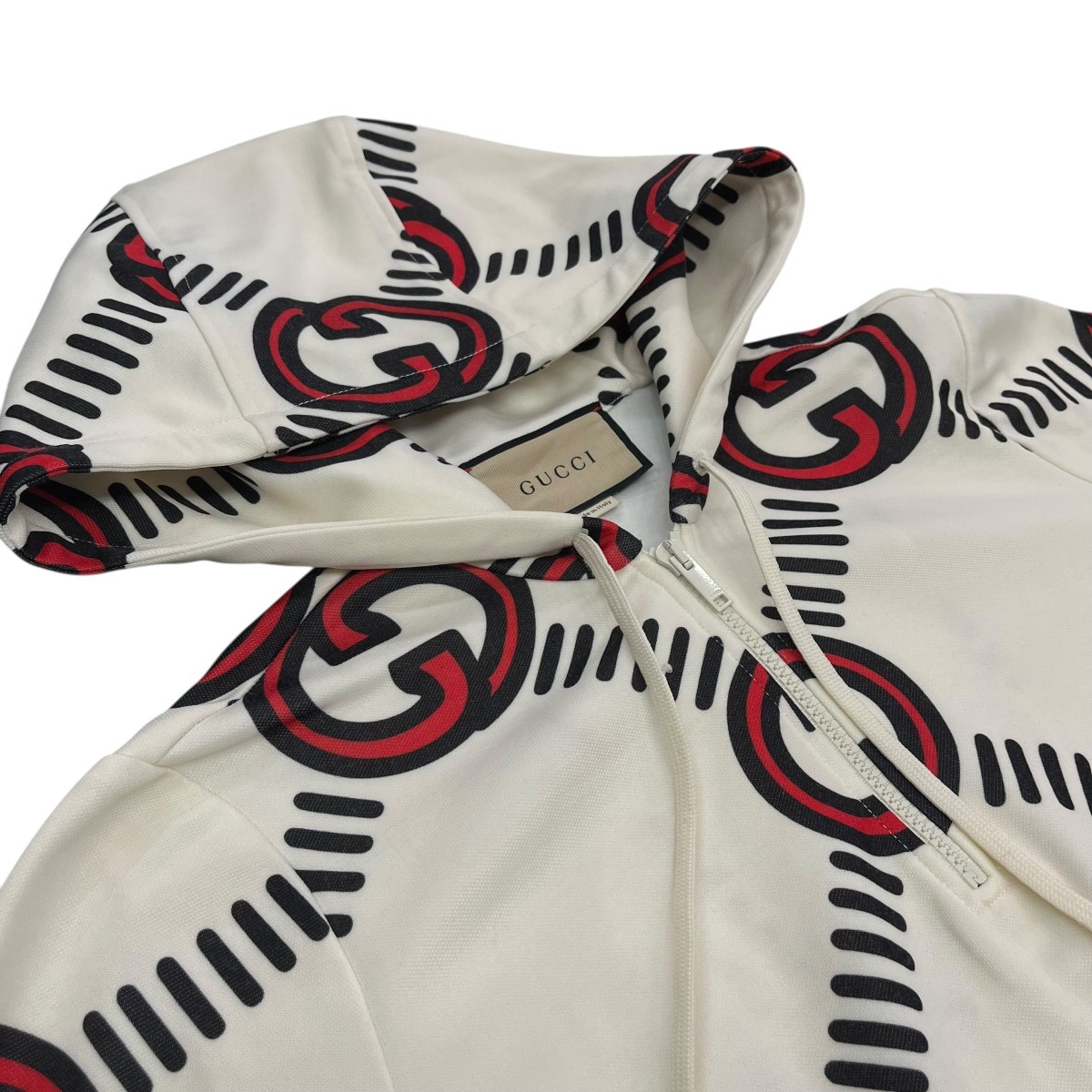 GUCCI Interlocking G Technical Jersey Half Zip Ho… - image 3