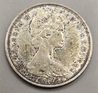 Canada 50 Cents Silver Coin 1965 Elizabeth II Circulated 0.8 Fineness