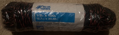 #ad NEW Blue Hawk Truck Rope 100#x27; x 1 2quot; 400 lb # 0349283 $9.95