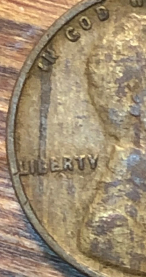 1928 Lincoln Wheat Cent Defective Planchet Monster Woody Improper Alloy Error - Image 2 of 4