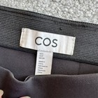 COS Basic Short A-line Black Mini Skirt Classic Minimalist Stretch Waist SMALL — photo 3