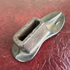 Antique Cast Iron Child Shoe Form Boot Last Cobbler Repair Tool Primitive Rustic