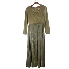 Vintage 1980s OSCAR DE LA RENTA Studio Velvet Long Dress Made in Hong Kong