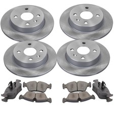 CHAMPION Bremsscheiben voll vorne+hinten+Bremsbeläge für Alfa Romeo 156 932 