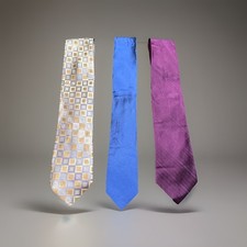 Calvin Klein Neckties Lot Of 3 Excellent Condition 100 Silk