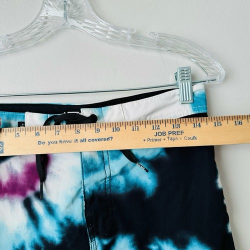 Band Blue And Purple Tie Dye Swim Trunks Youth Size 26/16 - Picture 2 of 7