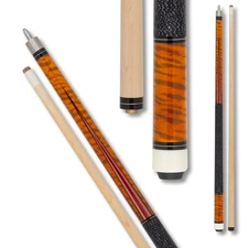 NB14 Rosewood Pool Cue 19oz with Amber Points & Wrap Billiard Stick Billiards