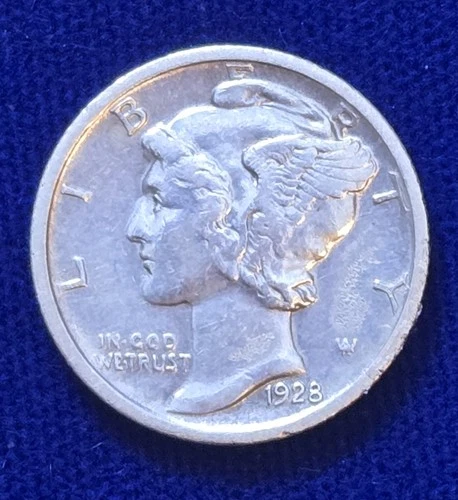 1928-D Mercury Dime — photo from the most recent tracked eBay sale