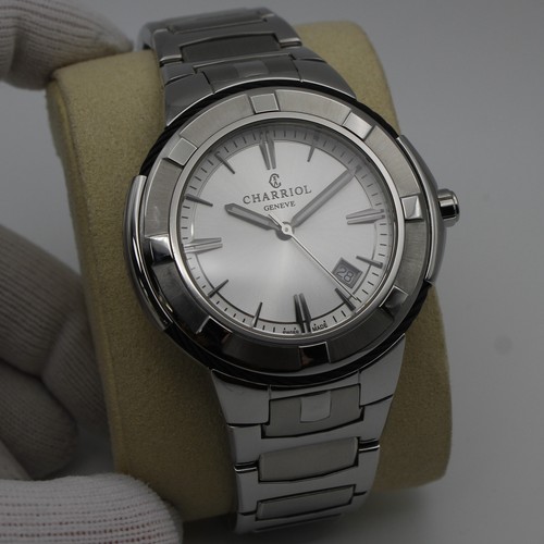 Orologio Uomo Charriol Celtic Acciaio Inox Quadrante Argento Quarzo CE443B.930.103 - Foto 2 di 9