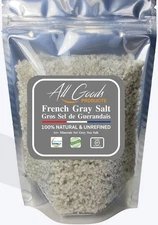 All Goods 5Oz Coarse, Hand Harvested Celtic Salt Organic 82 Minerals Coarse, Fr