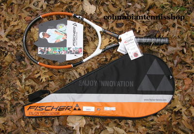 Fischer Smash Ti. unstrung Tennis Racket 102 Titanium 16 x 19 1/2 5/8 auction