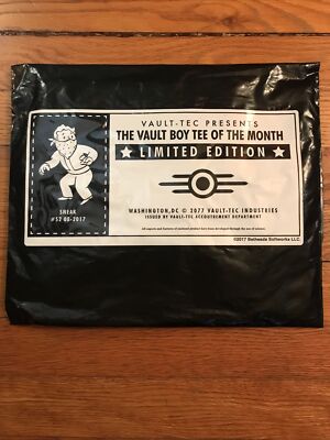 Fallout The Vault Boy Tee Of The Month Limited Edition  Sneak  #52 Size Medium