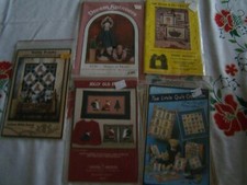 Set of 6 Quilting and Sewing Project Pattern Booklets
