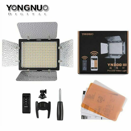 Yongnuo YN300 III LED Video Panel Light with Remote Control Photography Studio - Picture 1 of 10